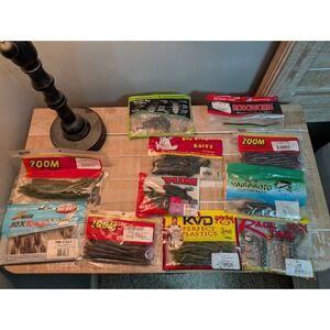 Fishing Lure Lot Zoom Strike King KVD Gary Yamamoto Z-Man Roboworm Soft Plastics